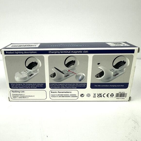 Iplay Charging Dock For P-S VR2, White and Black New - Picture 2 of 5
